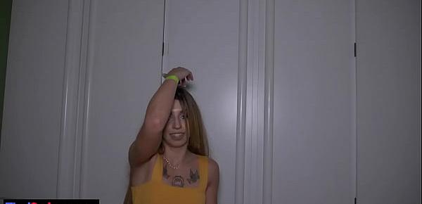  After dancing Latina Byanca Demarchi sucked big dick and got fucked hard